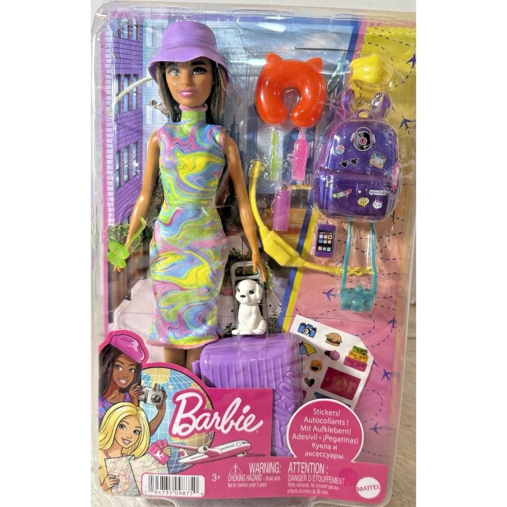 Mattel Barbie It Takes Two Teresa Travel Set HKB05 Doll 10+ Accessories NIB‎ New